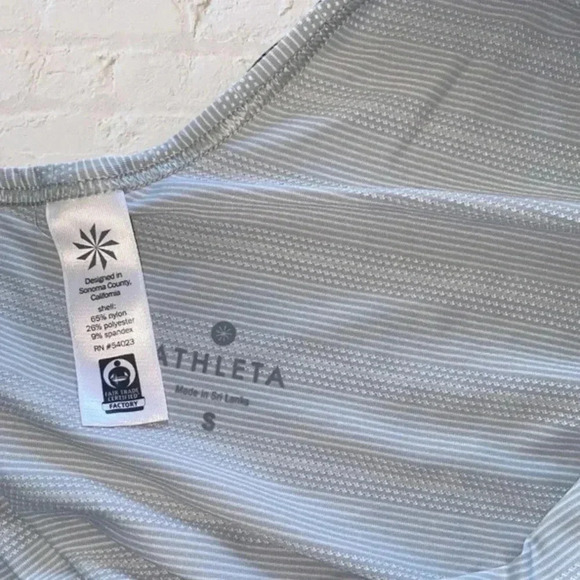 Athleta Gray and White Tank - Picture 5 of 5